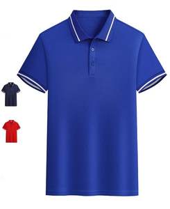 OEM logotipo personalizado bordado de secado rápido de color sólido de negocios Polo XL tamaño de manga corta ropa de trabajo impreso polos - Product Image 4