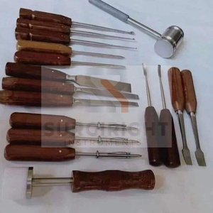 Kit d'éducation médicale vétérinaire orthopédique 17 pièces outil chirurgical en acier inoxydable Source d'alimentation manuelle chirurgie osseuse par Surgiright - Product Image 6