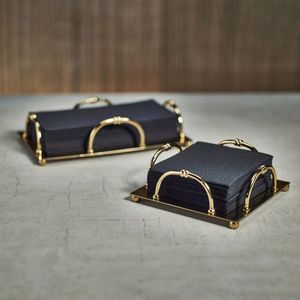 Porte-serviettes en or de qualité supérieure, fonctionnel et décoratif pour les bureaux, les maisons et les événements spéciaux, vente en gros en provenance d'Inde - Product Image 2