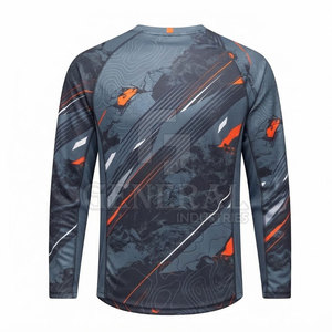Custom Lightweight <b>MTB</b> Jersey Mountain Bike Cycling <b>Shirt</b> Breathable Quick Dry Eco-Friendly Trail Riding Sportswear Long Sleeve - Product Image 2