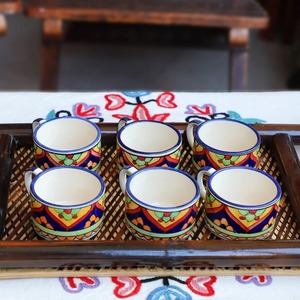 Best Quality Classic Ceramic <b>Cups</b> <b>Set</b> Durable Porcelain Mugs for Hot and Cold Beverages for Any Occasion Available for Sale - Product Image 3