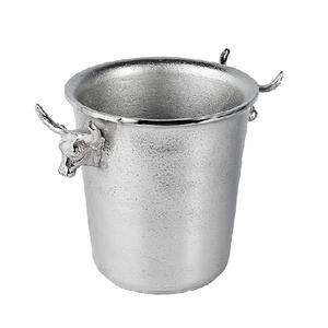 Enfriador de botellas de cerveza y champán de acero inoxidable, accesorio decorativo de Metal para boda, con logotipo, vajilla, cubo moderno para bañera de bebidas - Product Image 2