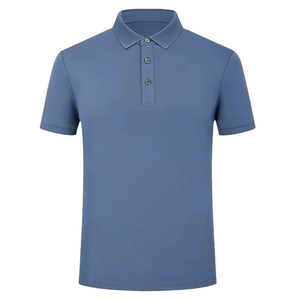 Camiseta polo de algodón, 100% algodón, tejido jersey, manga corta, duradera, transpirable, ropa casual, OEM, venta al por mayor. - Product Image 1