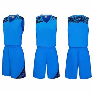 Service OEM Ensemble d'uniformes de basket-ball pour hommes et ensemble short respirant sublimé Logo imprimé Tenue d'été uniforme de basket-ball - Product Image 4