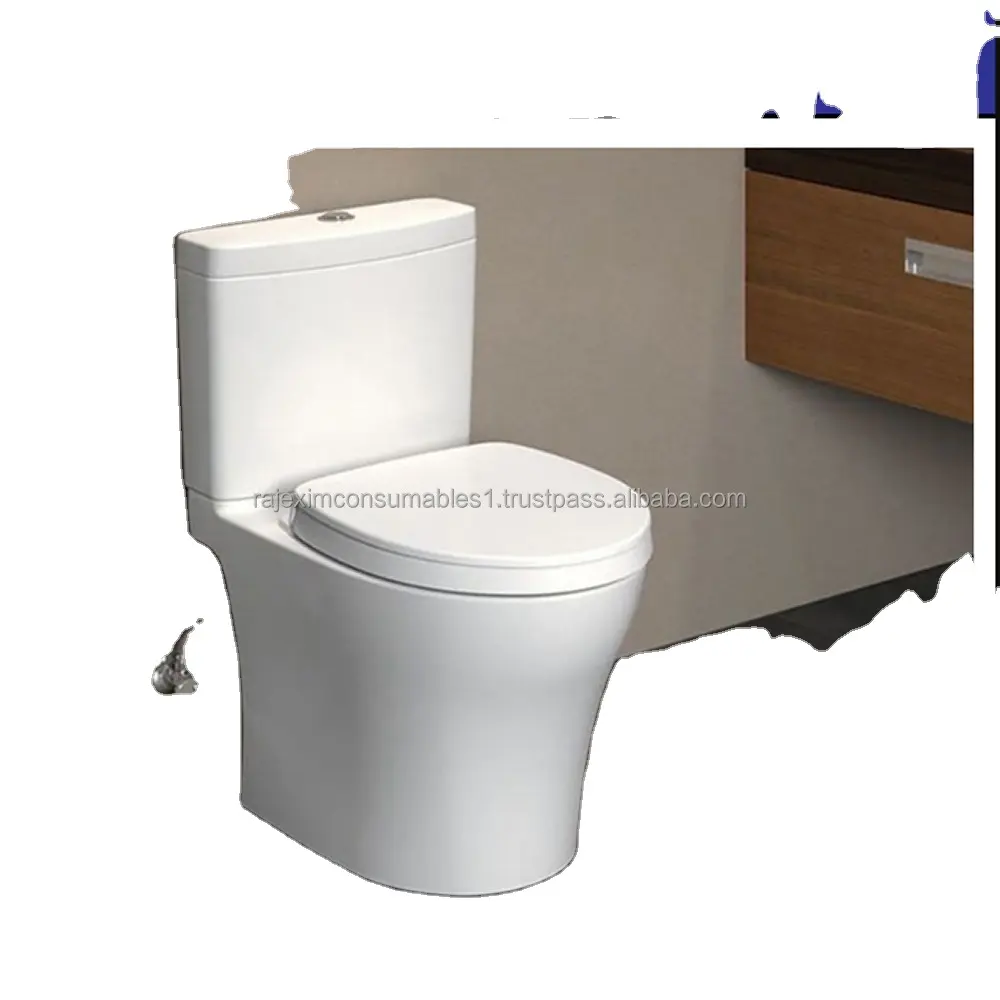 Pengekspor perlengkapan sanitaryware berkualitas tinggi dengan perangkap P dan S kualitas tinggi dasar keramik toilet satu bagian untuk dijual