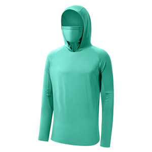 Chemises de pêche à séchage rapide Protection Uv à manches longues avec capuche Sweat à capuche de pêche à manches longues Sportswear Sweats à capuche de pêche pour hommes - Product Image 3
