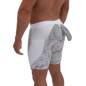 2025 nouveauté Top qualité gris marbre imprimé conception bonne vente haute qualité Compression Shorts entraînement Performance - Product Image 6