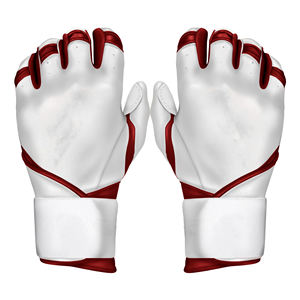 Fourniture d'usine Gants de frappeur de baseball en cuir manchette complète OEM Pro qualité vêtements d'entraînement doux imperméable respirant Durable - Product Image 1