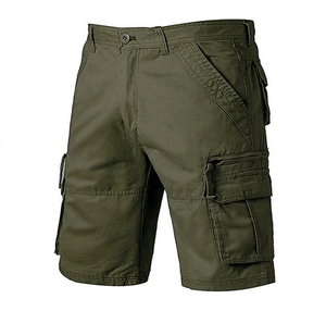 OEM Hombres Patrón Personalizado Estilo Con Botones Individuales Corto Transpirable Ropa Casual Hombres Cargo Pantalones Cortos Poliéster Pantalones Cortos - Product Image 5