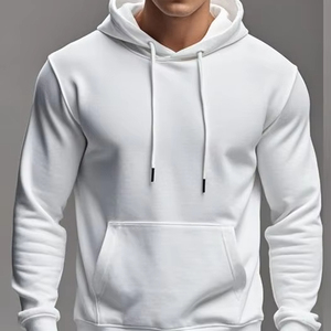 Sweat-shirts à capuche pour hommes, décontractés, hiver, 100% coton, logo personnalisé, haute qualité, vêtements pour adultes - Product Image 1