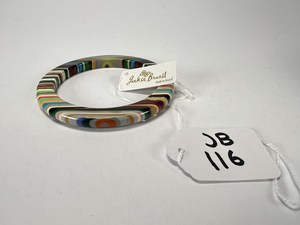 Crystal <b>Clear</b> <b>Resin</b> Bangles with Floating Flowers, Romantic Gift Option - Product Image 6