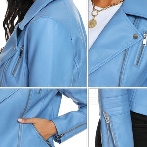 Chaquetas de Cuero de Moda para Mujer en Colores Personalizados de Última Tendencia / Chaquetas de Cuero de Moda para Mujer con Nuevo Diseño - Product Image 5