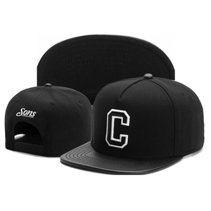 Casquette de baseball américaine à 6 panneaux avec patch en cuir gaufré, visière incurvée, velours délavé et imprimé lettres, modèle courant - Product Image 1