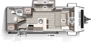 Prix de <span class=keywords><strong>vente</strong></span> aux enchères pour les caravanes de <span class=keywords><strong>camping</strong></span> d'occasion Forest River No Boundaries Rogue River 19.6 de 2022 et 2023 à vendre - Product Image 2