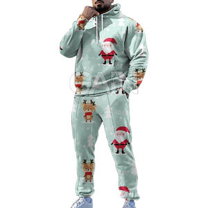 Diseño único Patrón impreso Hombres Chándales de Navidad Alta calidad Ecológico Hombres Chándales de Navidad - Product Image 1
