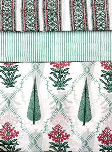 Manufacture Naturel Luxury Summer Wear Fabric Hand Block Printed 100% Cotton Lightweight Factory Rate Supplier - Product Image 3