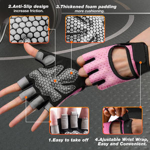 Musculation Haltérophilie Fitness Gants Respirant Gym Sports En Plein Air Ergonomique Sécurisé Haltérophilie Gants - Product Image 4