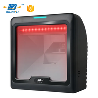 Escáner de código de barras 1D 2D de escritorio Lector de código QR omnidireccional Plataforma de escaneo para control de acceso OCR Pago móvil