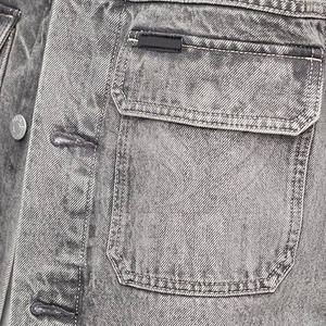 Veste en jean pour l'hiver Concevez votre propre produit en stock Veste en jean sur mesure coupe-vent pour hommes - Product Image 6