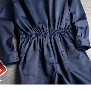 Combinaison de travail imperméable et durable pour hommes et femmes, combinaison de travail robuste, combinaison de soudage, réparation automobile, atelier de mécanique - Product Image 5