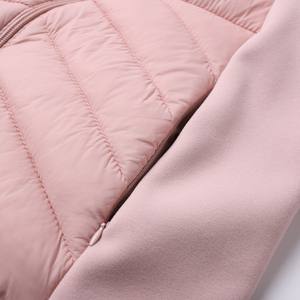 Chaqueta Acolchada Ligera para Mujer con Mangas de Punto, Cierre de Cremallera, Corte Ajustado, para Uso Diario en Otoño e Invierno - Product Image 2