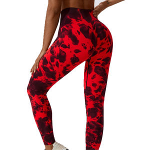Nouveau legging côtelé teinté OEM pour femmes collants de sport pour femmes pour le jogging et l'exercice leggings pour l'entraînement - Product Image 3