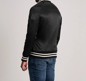 Veste Letterman classique rétro Vintage toile pour hommes pour le printemps coupe ample pour les taureaux Chicago Varsity veste Style Streetwear - Product Image 6