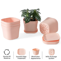 Pots en plastique de différentes tailles à prix compétitif en gros, pots à bonsaï en plastique, fabricant de personnalisation au Vietnam
