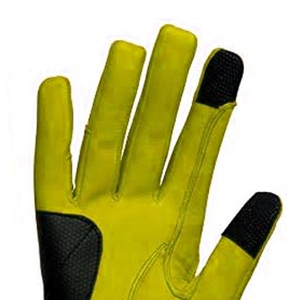 Guantes de cuero de primera calidad para montar a caballo con costuras ligeras y flexibles reforzadas y soporte de marca personalizado - Product Image 4