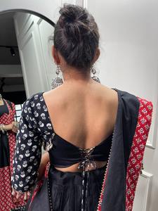 Designer pur coton traditionnel Lehenga Choli pour adultes FABZONE marque vêtements traditionnels indiens de haute qualité pour le festival de fête - Product Image 5