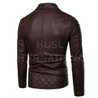 Blousons de moto en cuir 100 % pour hommes, imperméables, style urbain, hiver, vente en gros, couleurs et tailles personnalisables, service OEM