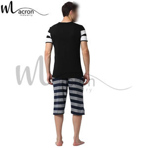 Ensembles d'été pour hommes 2025 avec prix de gros, respirants, design unique, col rond, style doublé, tissu doux de qualité supérieure - Product Image 3