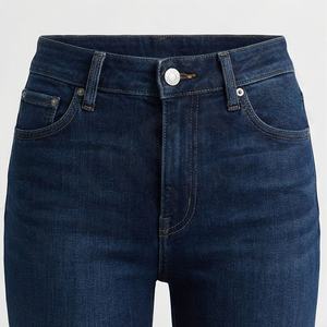 Jeans skinny taille haute pour femmes, coupe ajustée, denim extensible, vêtements décontractés confortables, tenue de tous les jours, pantalon de yoga - Product Image 4