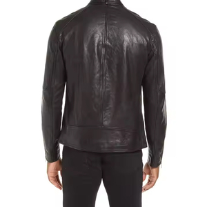 Veste en cuir décontractée pour hommes personnalisable Logo personnalisé OEM Service pour l'hiver Vestes vierges avec prix de gros - Product Image 2