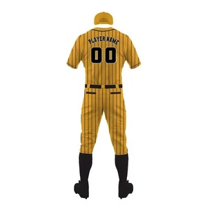 Nuevo Diseño, Colores Personalizados, Conjunto de Uniforme de Béisbol de Manga Corta para Hombre, Alta Calidad, 100% Poliéster, Transpirable, Secado Rápido, Logotipo Personalizado - Product Image 3