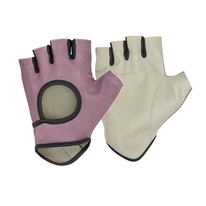 Guantes de entrenamiento con excelente agarre, ligeros, transpirables, de medio dedo, de poliéster, para gimnasio, levantamiento de pesas, ciclismo, ejercicio y entrenamiento - Product Image 2