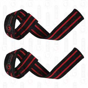 Logo personnalisé Néoprène Figure 8 Réglable Antidérapant Powerlifting Gym Sangles de levage pour Haltérophilie Cross Training Poignet - Product Image 5