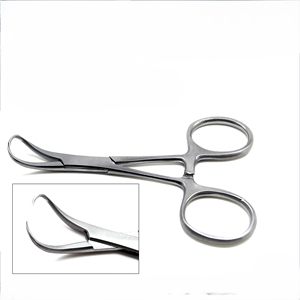 Pinzas manuales de acero inoxidable alemanas de 11cm de calidad superior, abrazadera de toalla Backhaus, instrumentos quirúrgicos básicos CE - Product Image 5