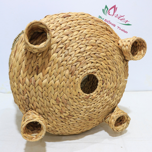 Meilleures ventes Panier de rangement tissé naturel Jacinthe d'eau Décoration intérieure en forme d'animal pour le salon Nouvel article - Product Image 5