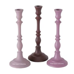 Enamel Color Aluminum Taper <b>Candle</b> <b>Holder</b> for Home Wedding Event Lights Decoration Stylish Handmade <b>Candle</b> Taper - Product Image 1