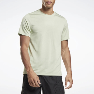 T-shirts de sport formels pour hommes de haute qualité, séchage rapide, polyester uni, broderie personnalisée, col personnalisé, manches courtes, tissu tricoté doux - Product Image 2