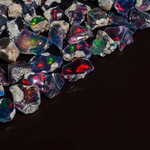 Mehrajudin Gems Opale Bleue Naturelle, Pierre Précieuse Non Taillée, 5000 Carats, Qualité Brute, Certifiée par un Certificat Tierce Partie, pour la Fabrication de Bijoux - Product Image 2