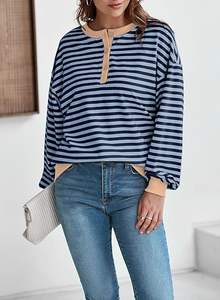 Sudadera extragrande de manga larga para mujer, ropa de abrigo moderna de mezcla de algodón cálido para clima frío - Product Image 5