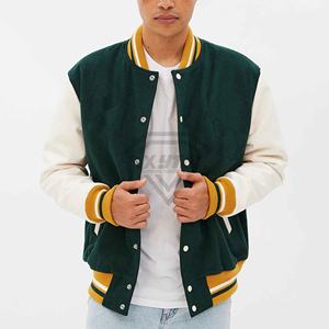 Chaqueta universitaria de alta calidad para hombre, diseño personalizado con cuello con capucha, decoración de bolsillo, chaqueta universitaria de manga larga - Product Image 1