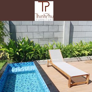 Cómodas tumbonas de madera para exteriores para hoteles Experiencia óptima para tomar el sol - Product Image 4