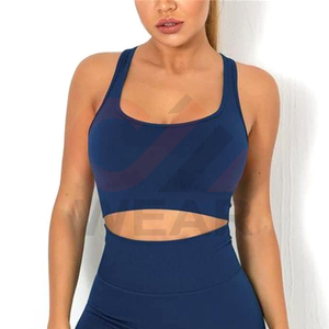 2024 ropa deportiva personalizada para mujer Opción de talla grande conjunto de Yoga de patrón sólido para entrenamiento de gimnasio servicio OEM personalizable - Product Image 6