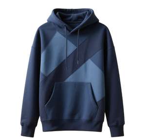 Sudaderas con capucha de tela de algodón grueso de estilo desgastado de gran tamaño para hombre personalizadas bordadas a la moda de calle Vintage - Product Image 1