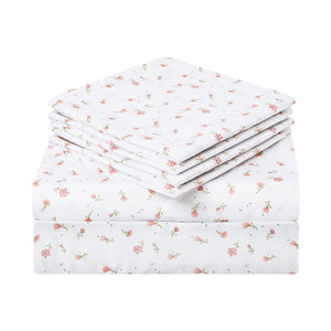 Cotton Bedding Set High Quality Floral Print Queen Size Luxury Customized Design Pure Cotton Material Bedsheet Set - Product Image 2