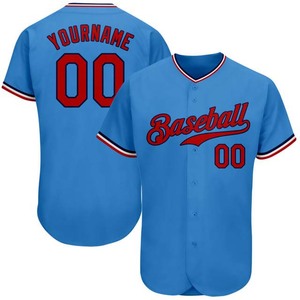 Camiseta de Béisbol Sublimada con Nombre de Equipo Universitario Personalizado, Transpirable, de Secado Rápido, que Absorbe la Humedad, de Poliéster y Elastano para Adultos - Product Image 2