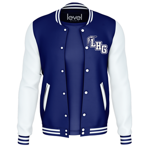 Hiver Bulk Personnalisable Streetwear Chenille Cotton University Mens Varsity Jackets Black and White Varsity Jackets - Product Image 1